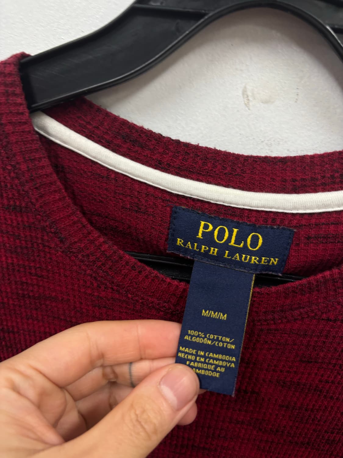 폴로랄프로렌 와플 반팔티 상품이미지3