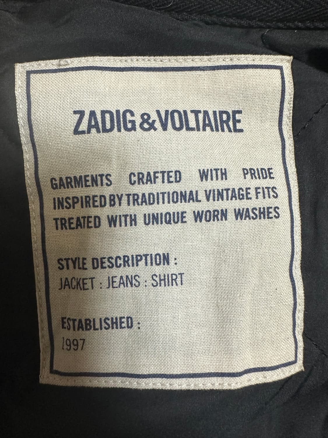 쟈딕앤볼테르 레드 블랙 체크 셔츠 울누빔자켓 상품이미지8