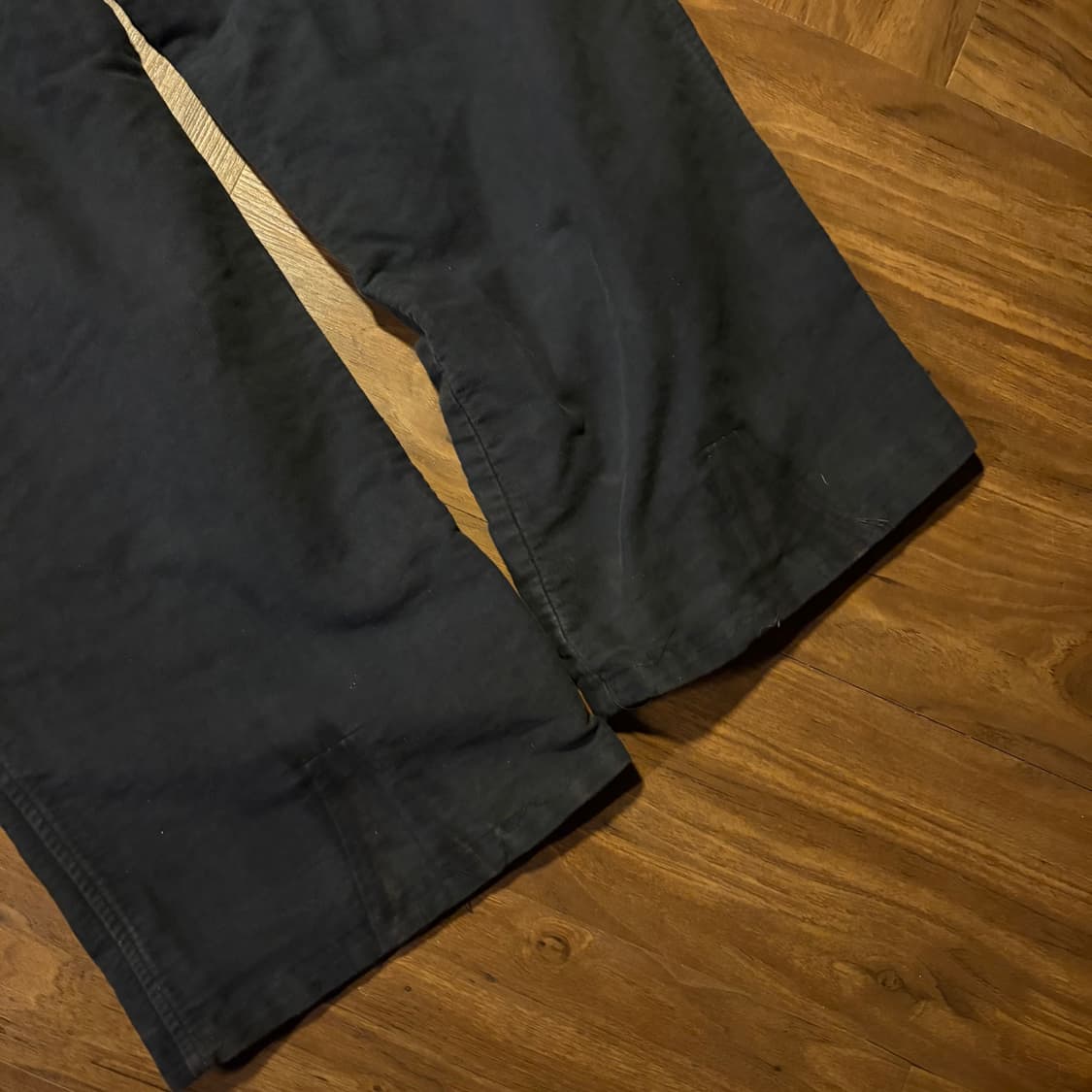 Armani straight heavy cotton wide pants 상품이미지9