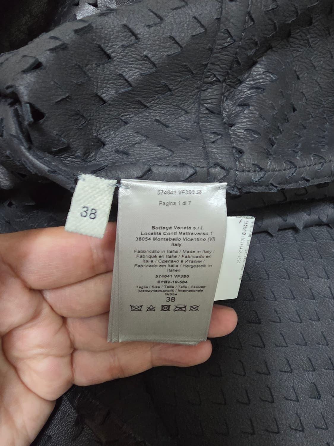 보테가베네타 한정판 레더 셔츠 자켓 국내매장판 상품이미지4