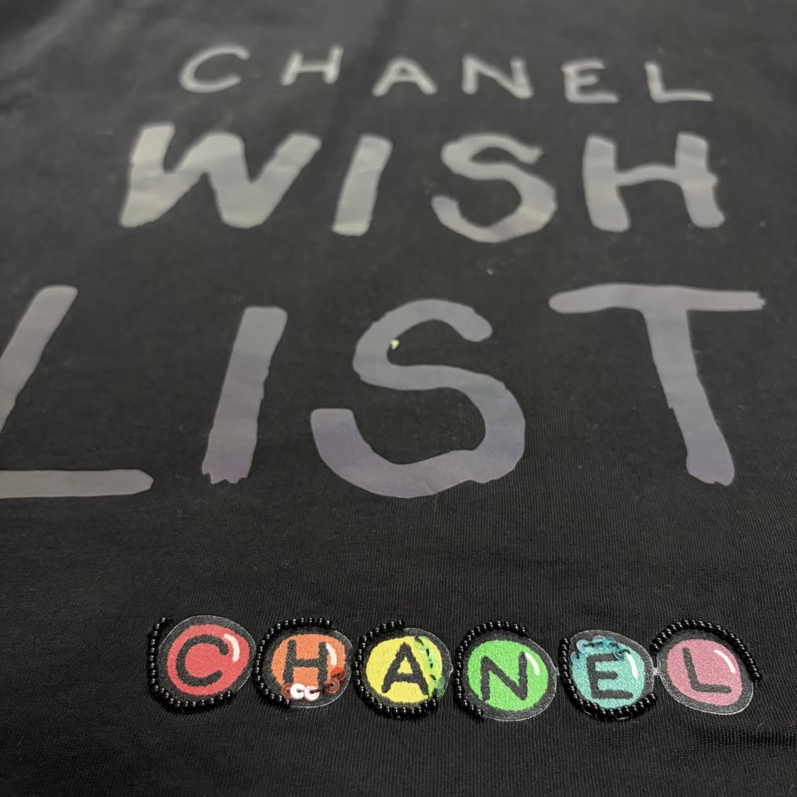 (L)샤넬x퍼렐윌리엄스 컬래버 비즈 긴팔티 상품이미지5