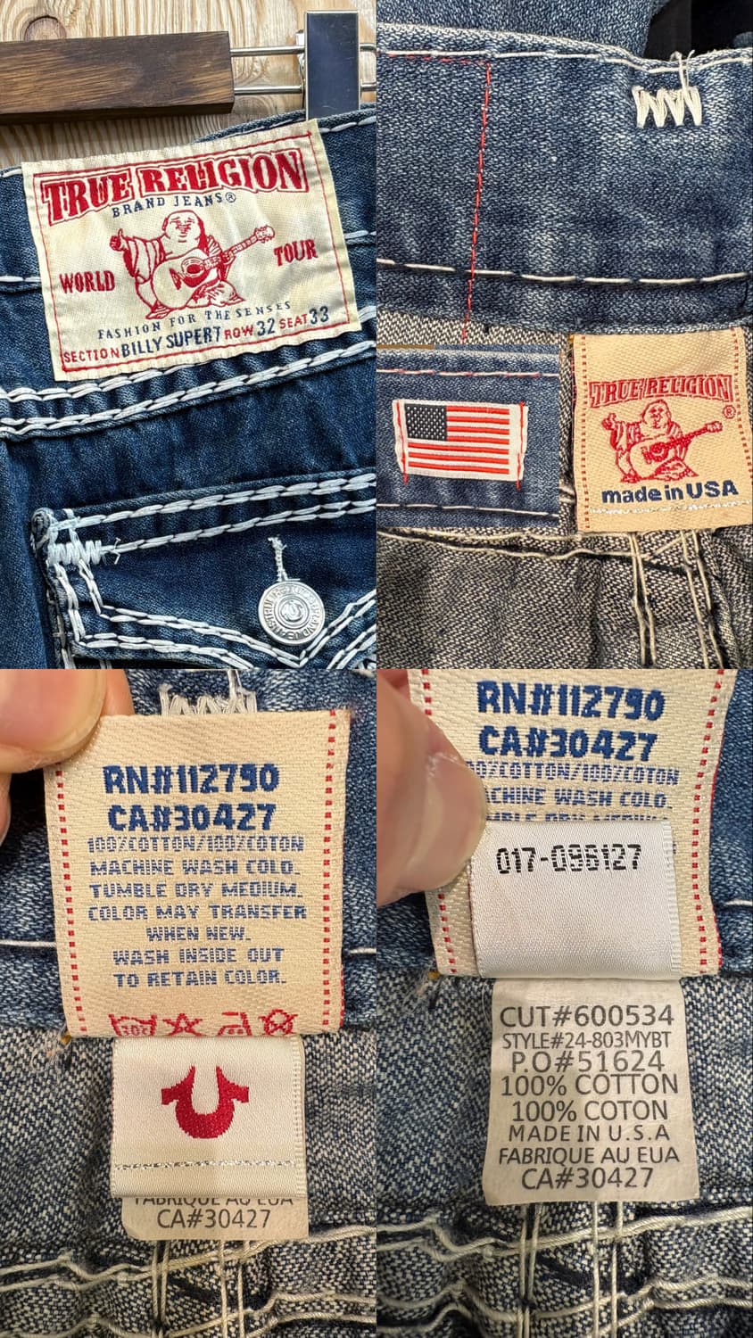 트루릴리젼 빌리 슈퍼 T 데님 팬츠 상품이미지10