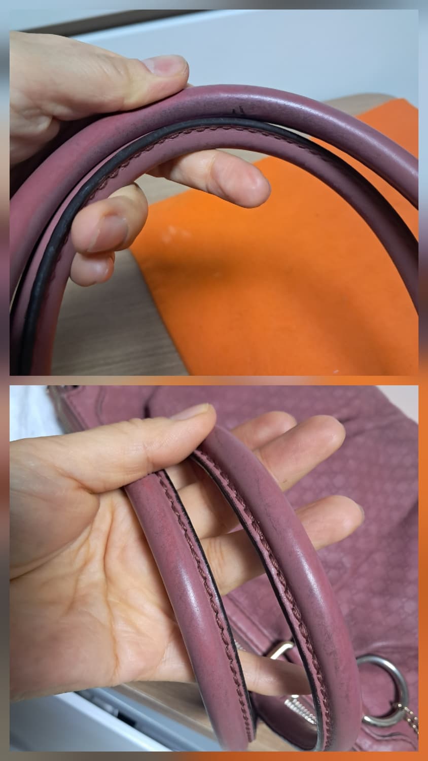 정품 구찌 백 마이크로시마 핑크 숄더백 토트백 3way 가방 상품이미지5