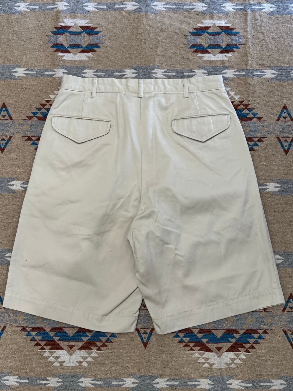 [36] 나나미카 더블 플리츠 치노 쇼츠 드라이 샌드 상품이미지4