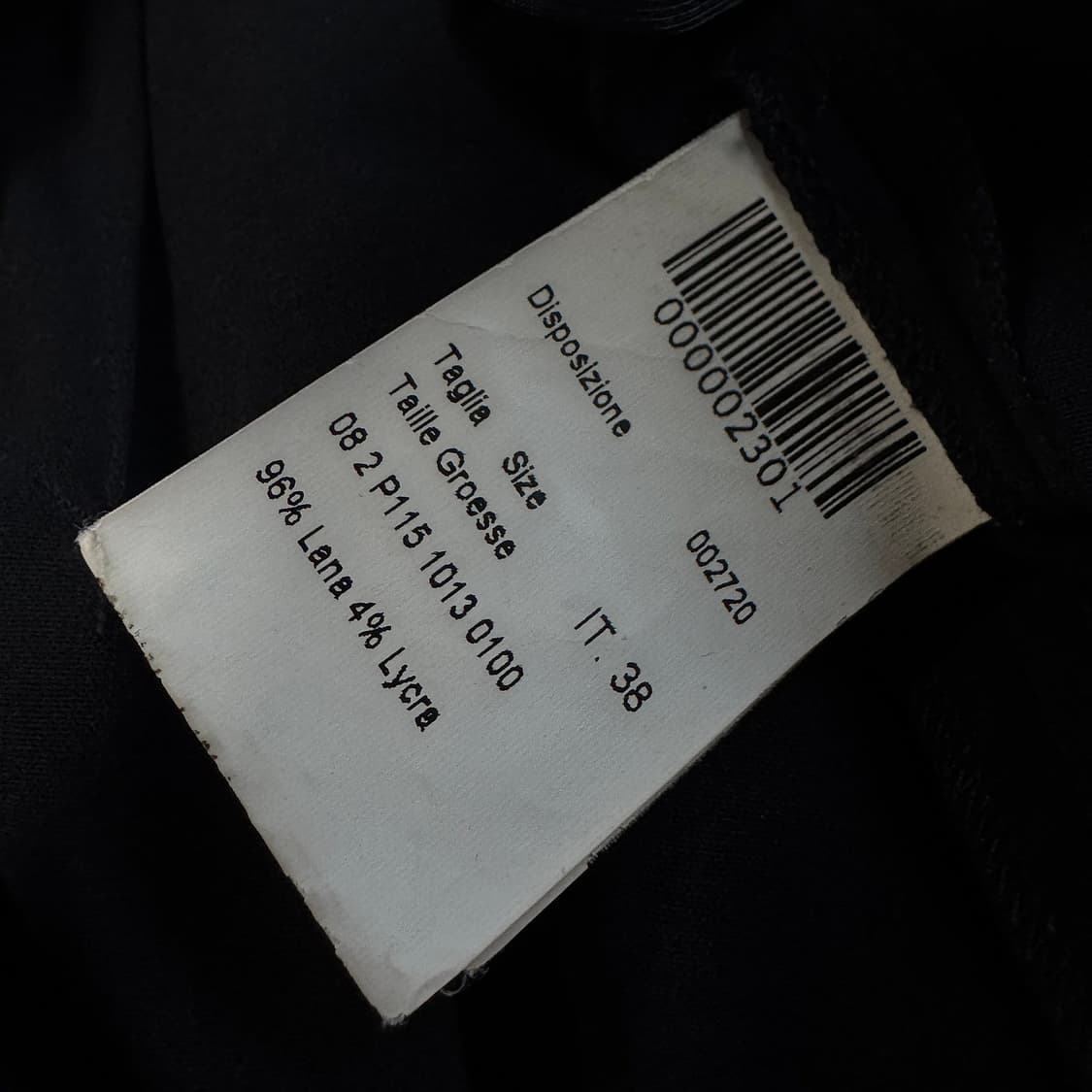 PIAZZA SEMPIONE 스트레치 울 팬츠 상품이미지5