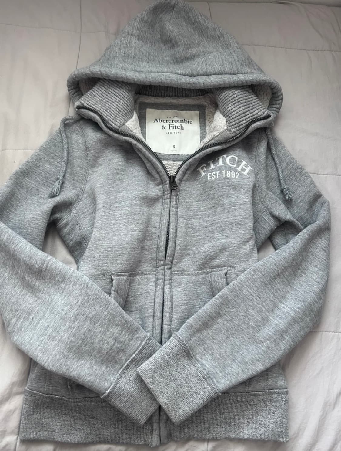 아베크롬비 양털 울프죠 후드집업 상품이미지1