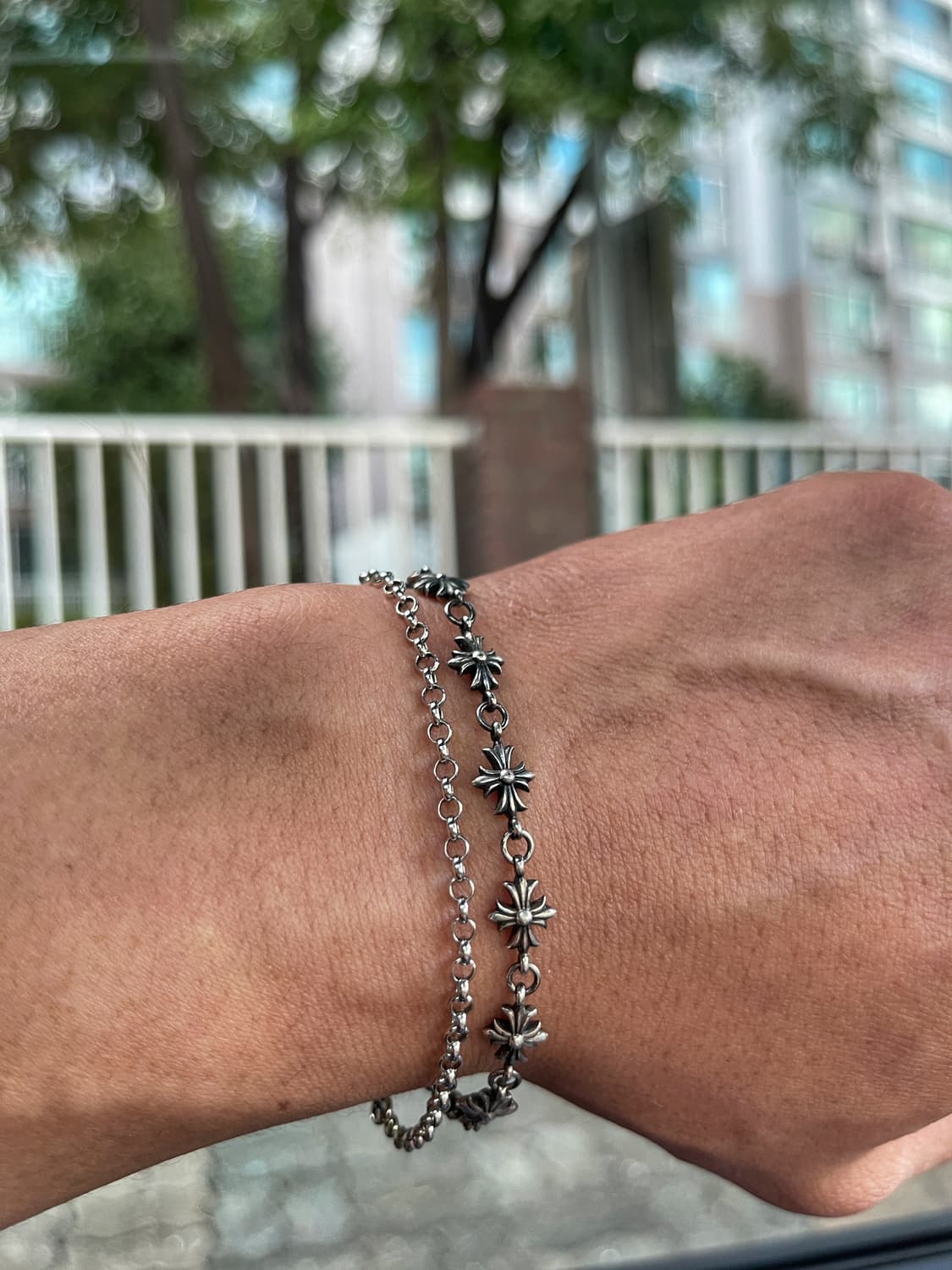 Solid Link Bracelet S925 3mm 남자팔찌 상품이미지1