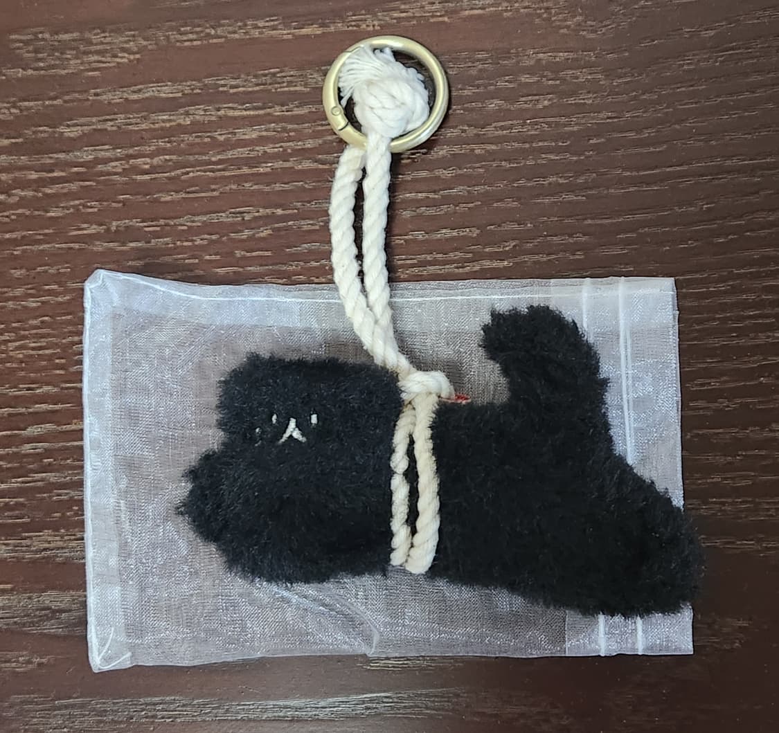 abfab 명태 고양이 액막이 키링 상품이미지2
