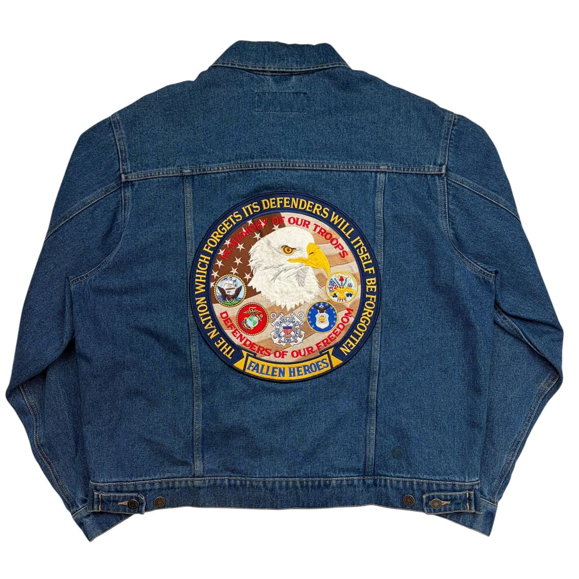 랭글러 빅 와펜 패치 데님 자켓 XL 상품이미지1