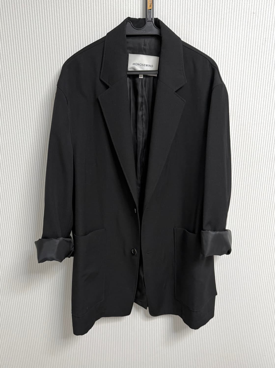 모노소잉 롱 블레이저 상품이미지1