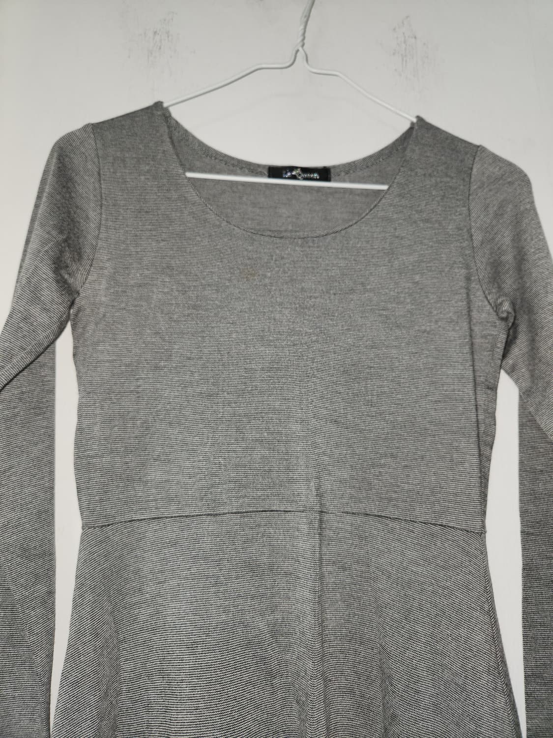 La Qeenus 긴팔 플레어 미니 원피스44~55 상품이미지3