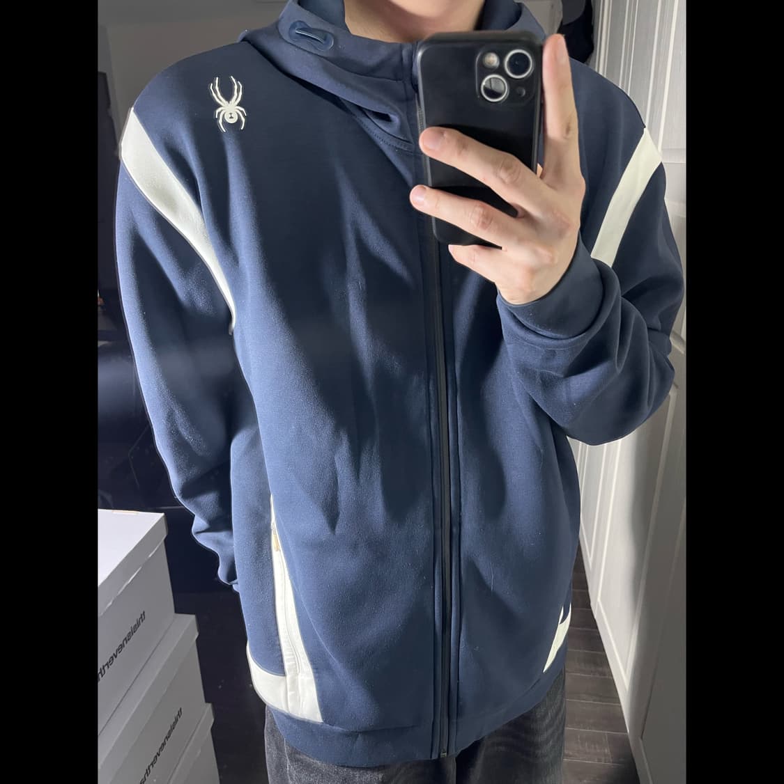 [XL] SPYDER 스파이더 후드집업 상품이미지1