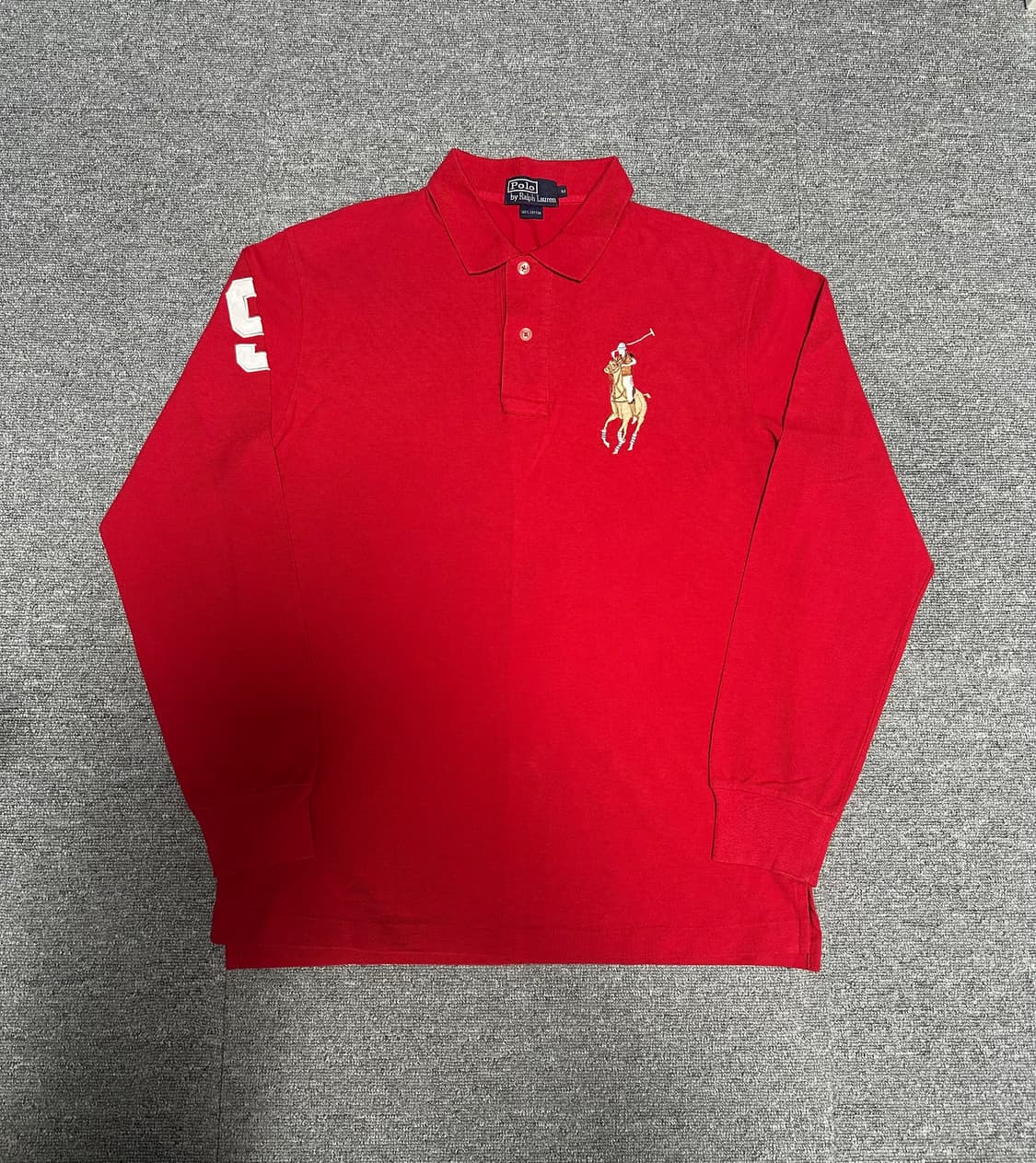 폴로 빅포니 럭비 카라티 레드 상품이미지1