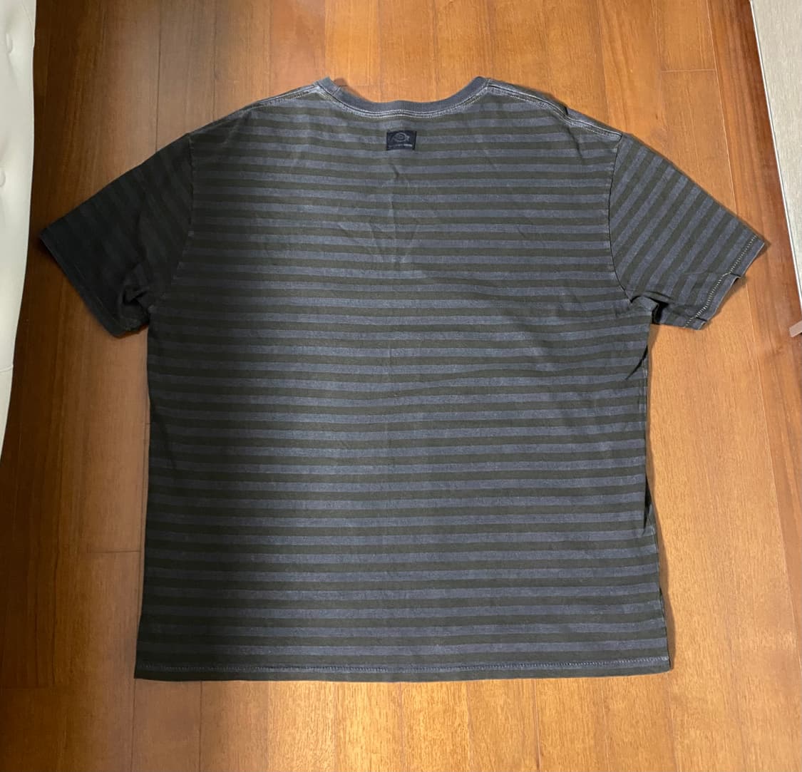 [4] 해칭룸x디키즈 스트라이프 티셔츠 다이드 옐로우 상품이미지2