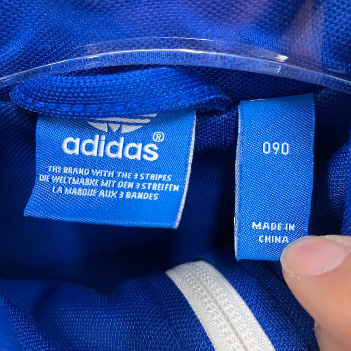 아디다스 삼선 블루 트랙탑 져지 상품이미지4