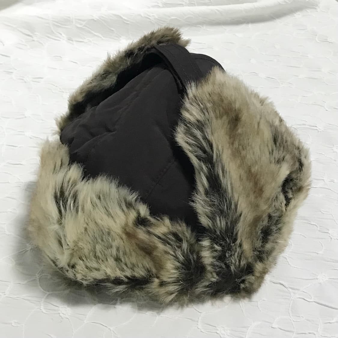 빈티지 너드 y2k 이어플랩 퍼 모자 상품이미지3