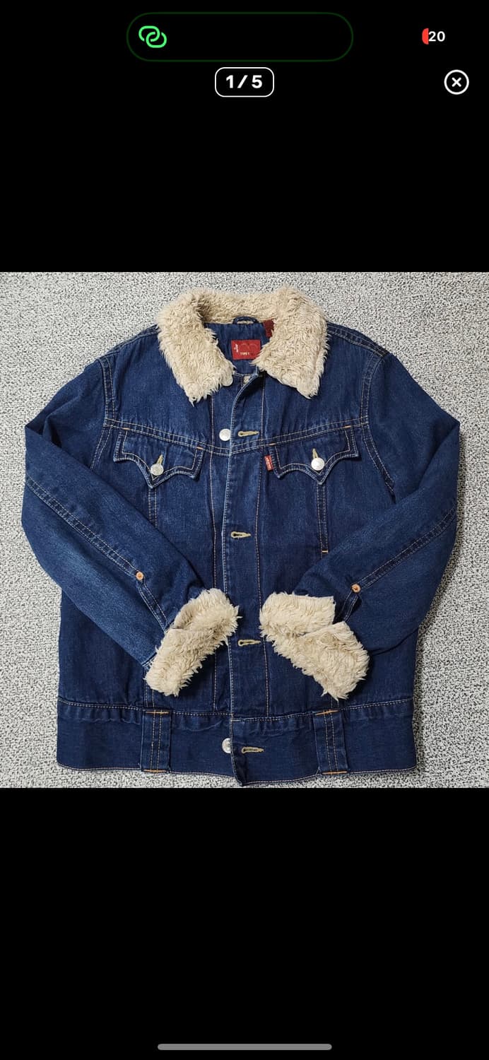 리바이스 쉐르파 데님자켓 100 상품이미지1