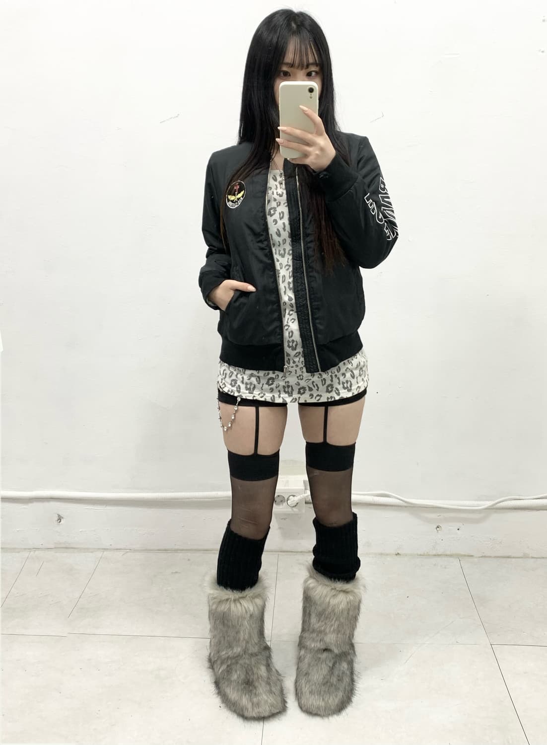 [RED CUSTOM] 펑크 y2k 항공 점퍼 자켓 상품이미지2