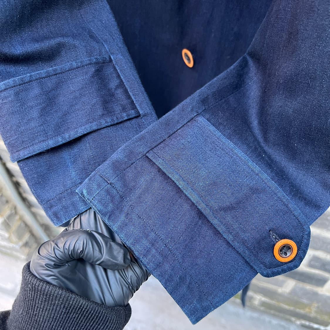 45rpm 인디고 트렌치 코트 상품이미지4