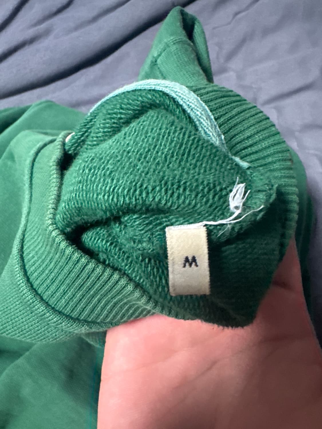 아미 초록 맨투맨 급처 상품이미지3