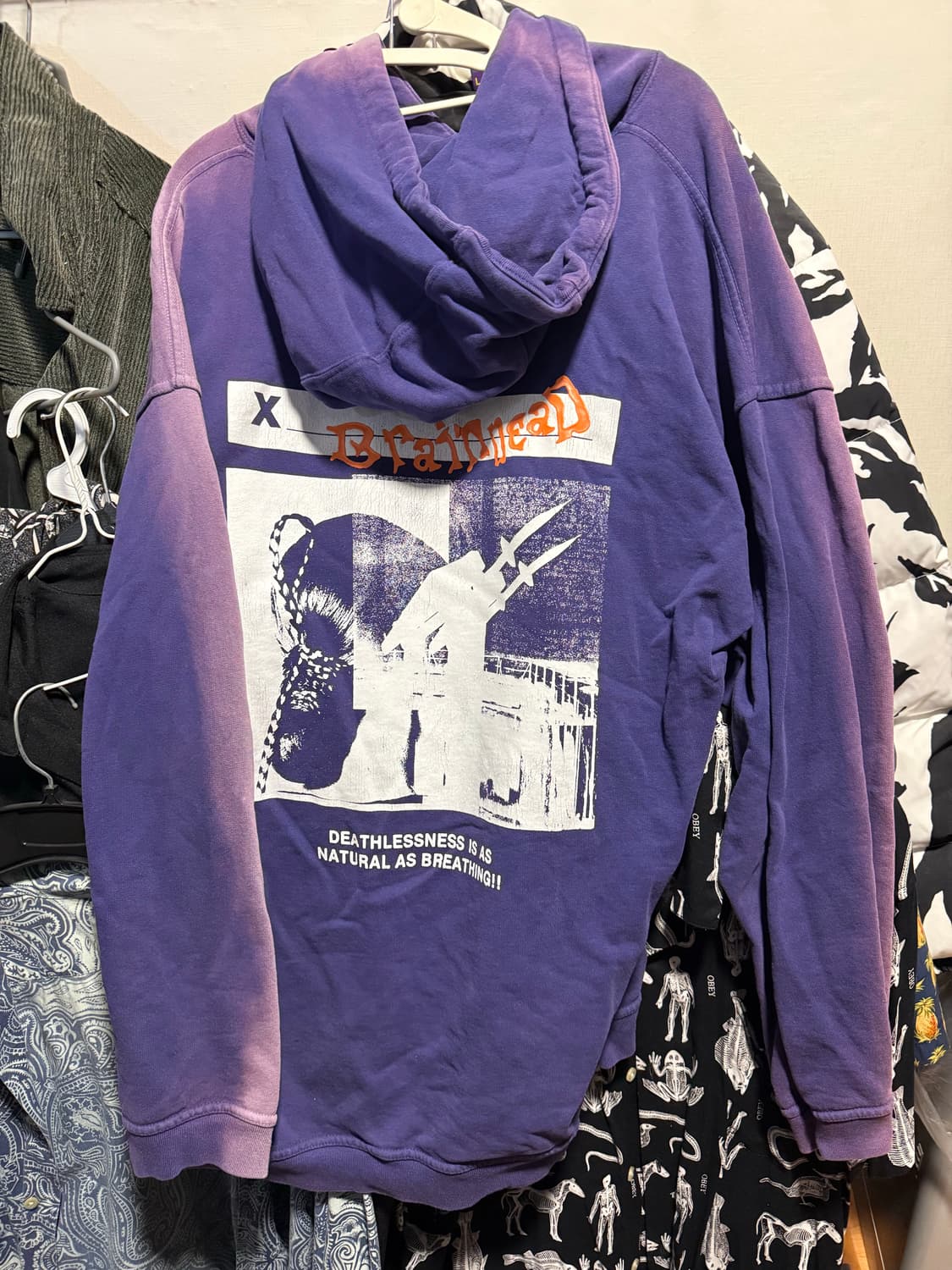 브레인데드 후드 퍼플 xl 상품이미지2