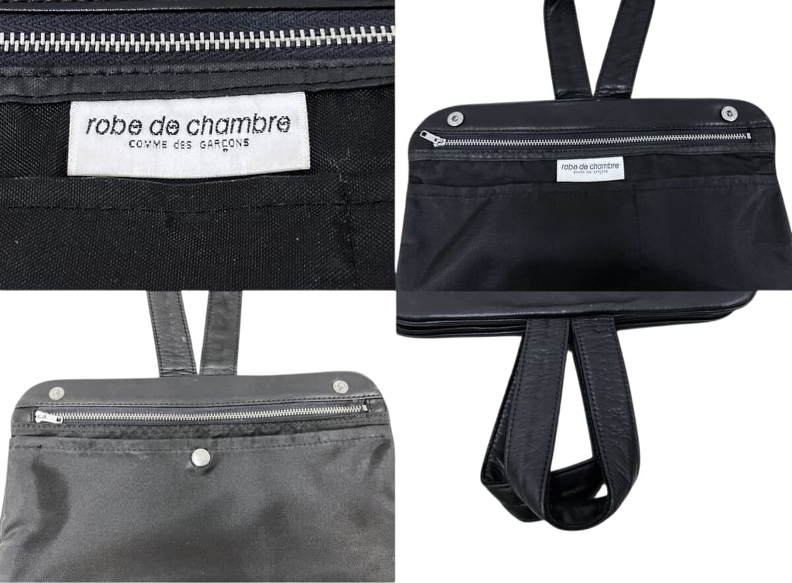 꼼데가르송 소가죽 드레이프 토트백 상품이미지8