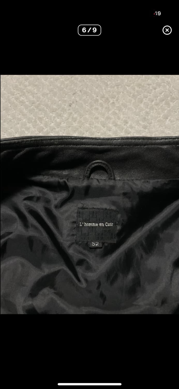 Leather L’homme en cuir 소가죽 레더자켓 상품이미지6