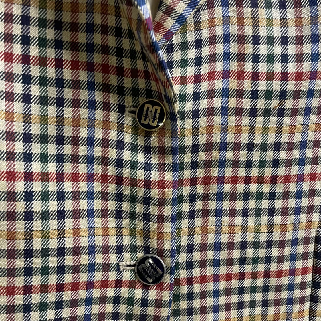 DAKS 클래식 체크 자켓 상품이미지5