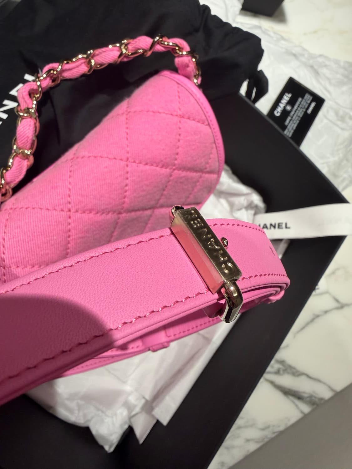 샤넬 데님 메신저백 상품이미지6