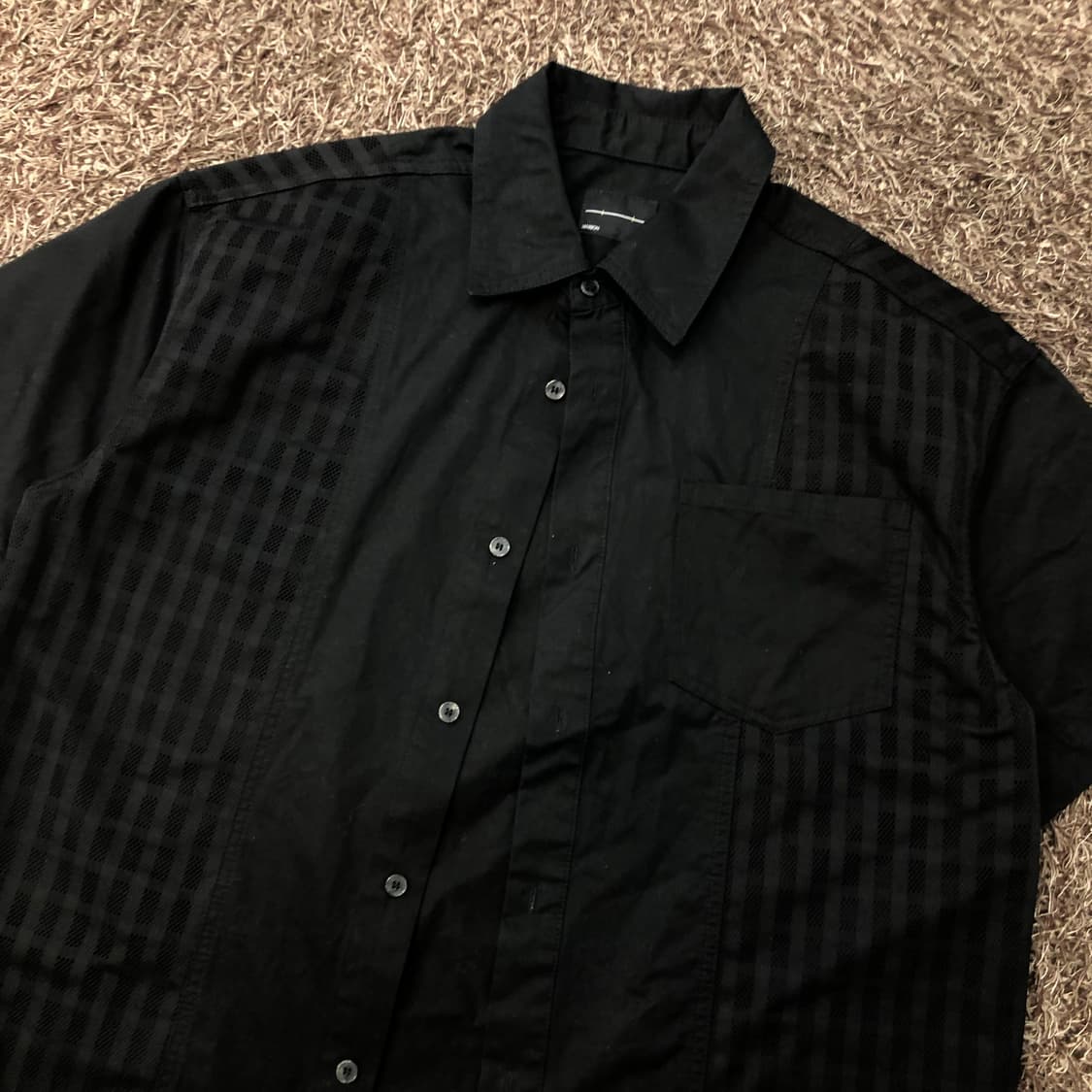 메종미네드 블랙 반팔 셔츠 상품이미지2