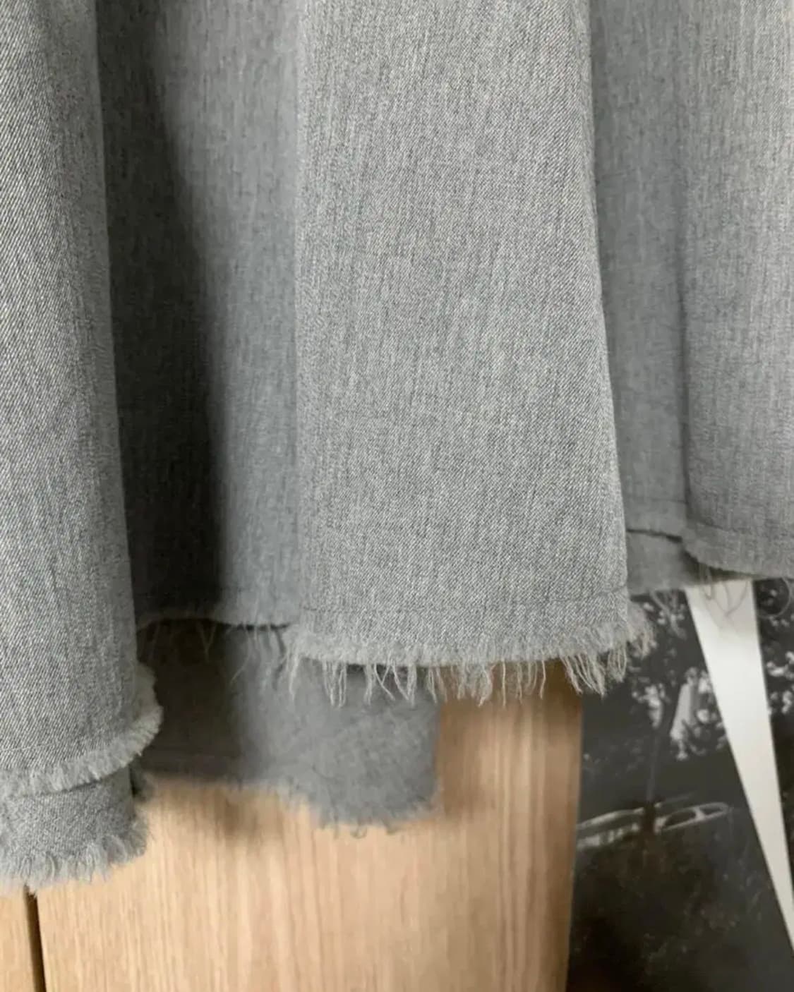 Comme des garcons Tricot grey skirt M 상품이미지3