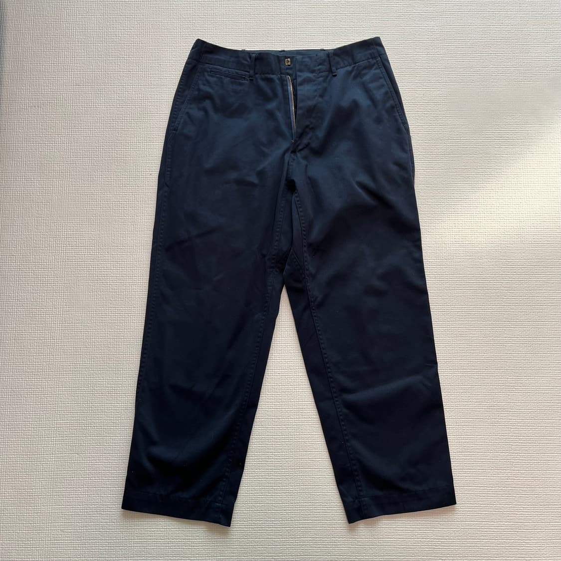 나나미카 와이드 치노 팬츠 네이비 상품이미지1