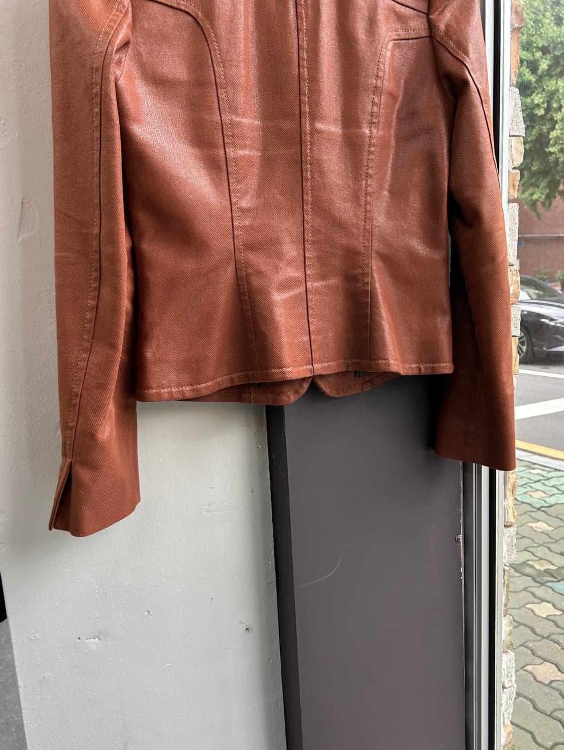38/ 버버리 테일러드 블랙라벨 자켓 상품이미지8