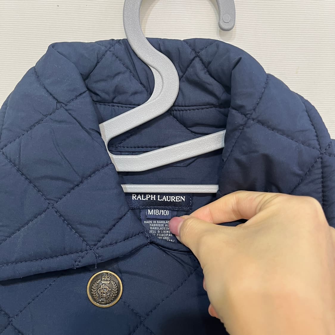 폴로 랄프로렌 키즈 퀄팅 자켓 8-10 상품이미지2