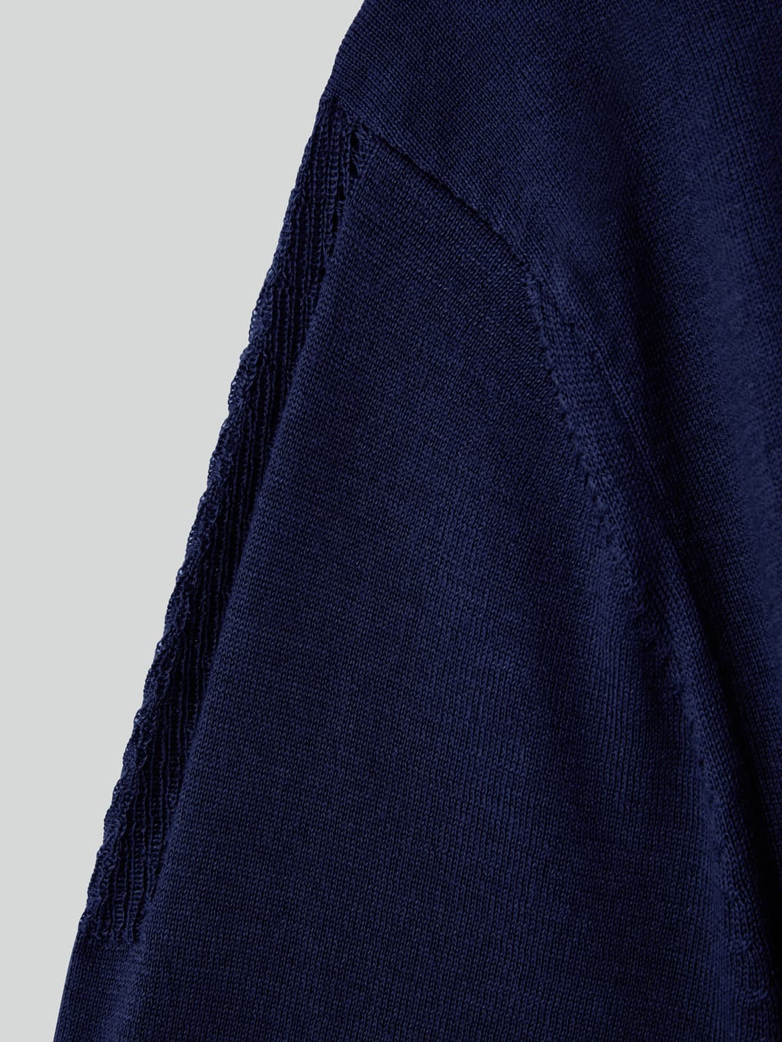 렉토 26SS 실크 캐시미어 니트 탑 네이비 상품이미지8