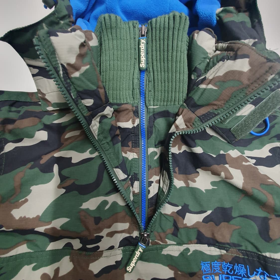 슈퍼드라이 카모 아노락 윈드케골 후드 상품이미지2