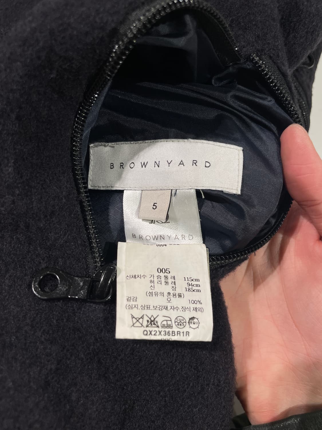 브라운야드 네이비 카센티노 리버시블 베스트  상품이미지9