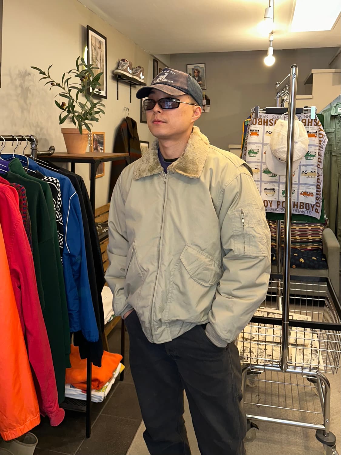 70-80’s Sears work leisure sherpa jacket 상품이미지2