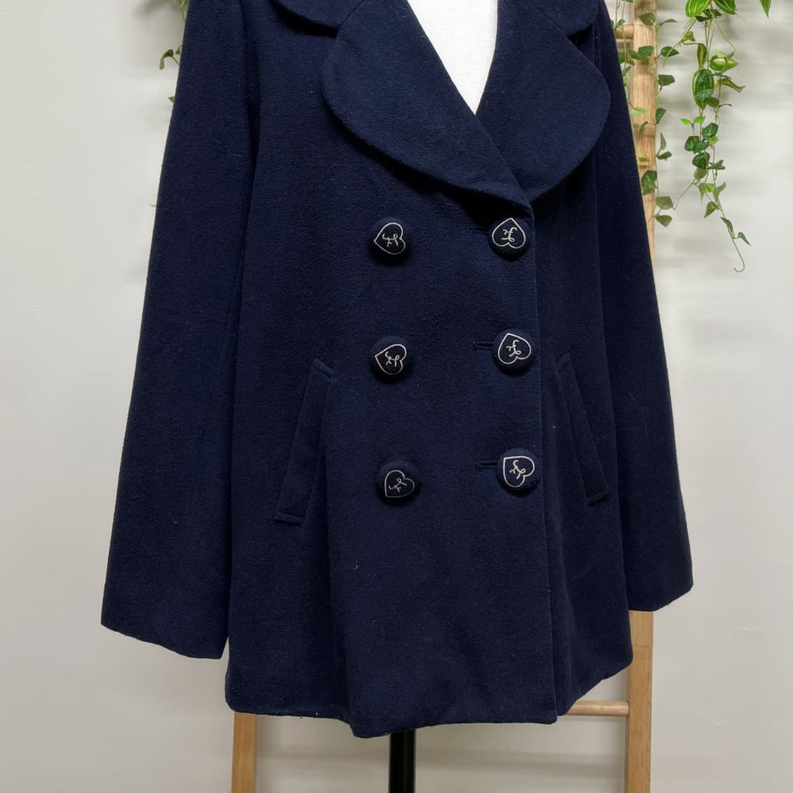 JPN/ 더블코트 모리걸더블코트 러블리코트 모리걸코트 숏코트 모리룩반코트 상품이미지3