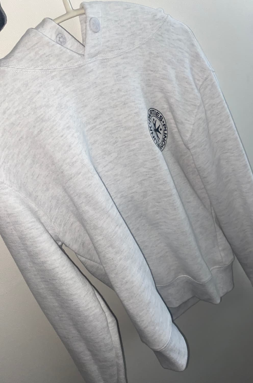 펀치드렁크파티즈 로고 슬림 후디 후드티 상품이미지3