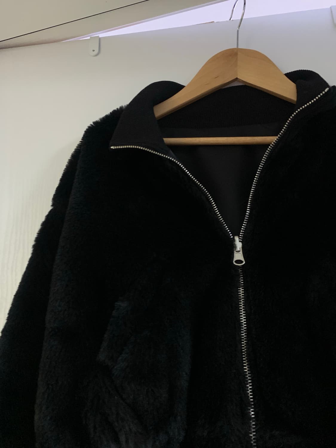 리버시블 퍼 숏 항공점퍼 투웨이 상품이미지4