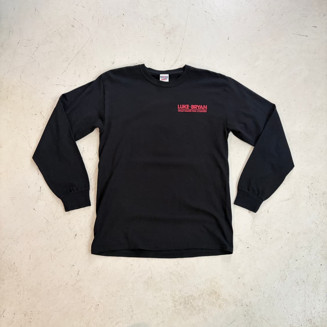 JERZEES 루크 브라이언 콘서트 투어 롱슬리브 M 상품이미지2