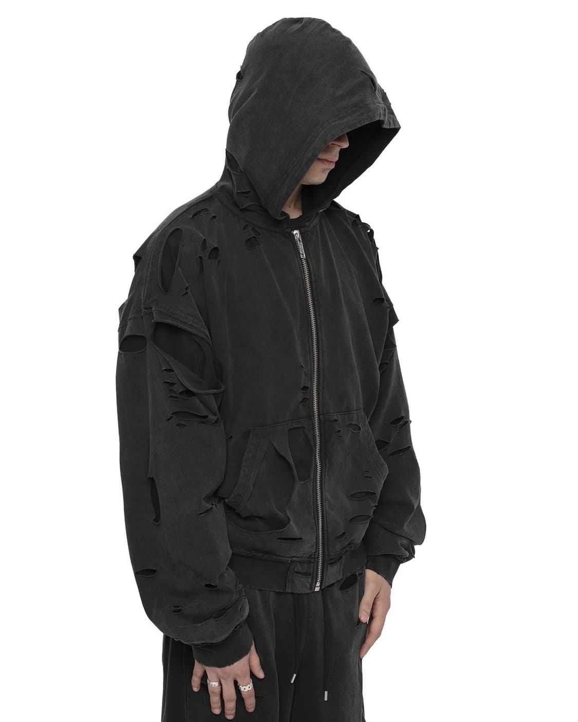 [M] racerworldwide raw hoodie 레이서월드와이드 상품이미지1