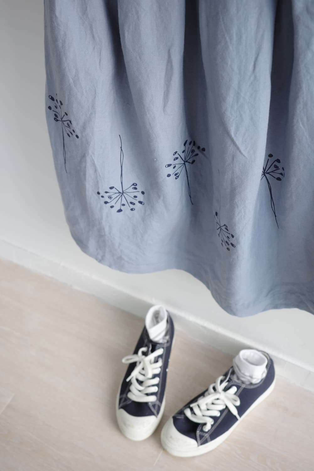 POU DOU DOU • 린넨 맞주름 스커트 상품이미지6