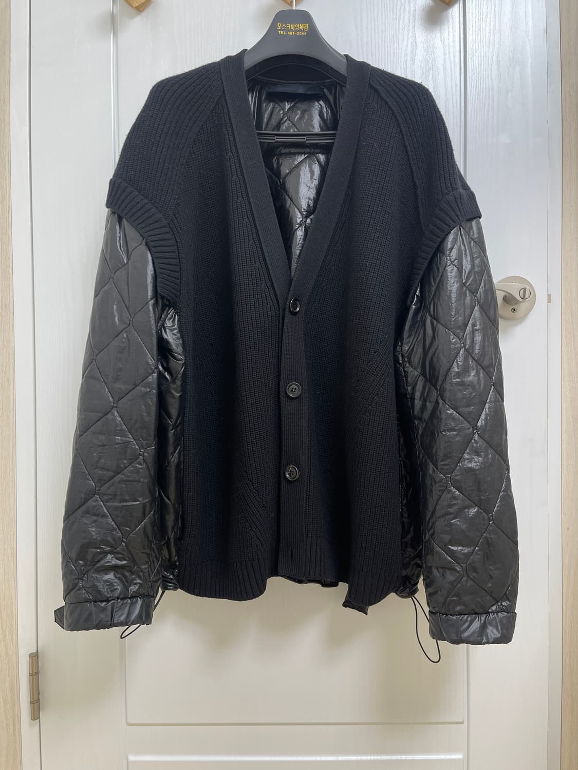 준지 블랙 바시티 가디건 M(105) 상품이미지1