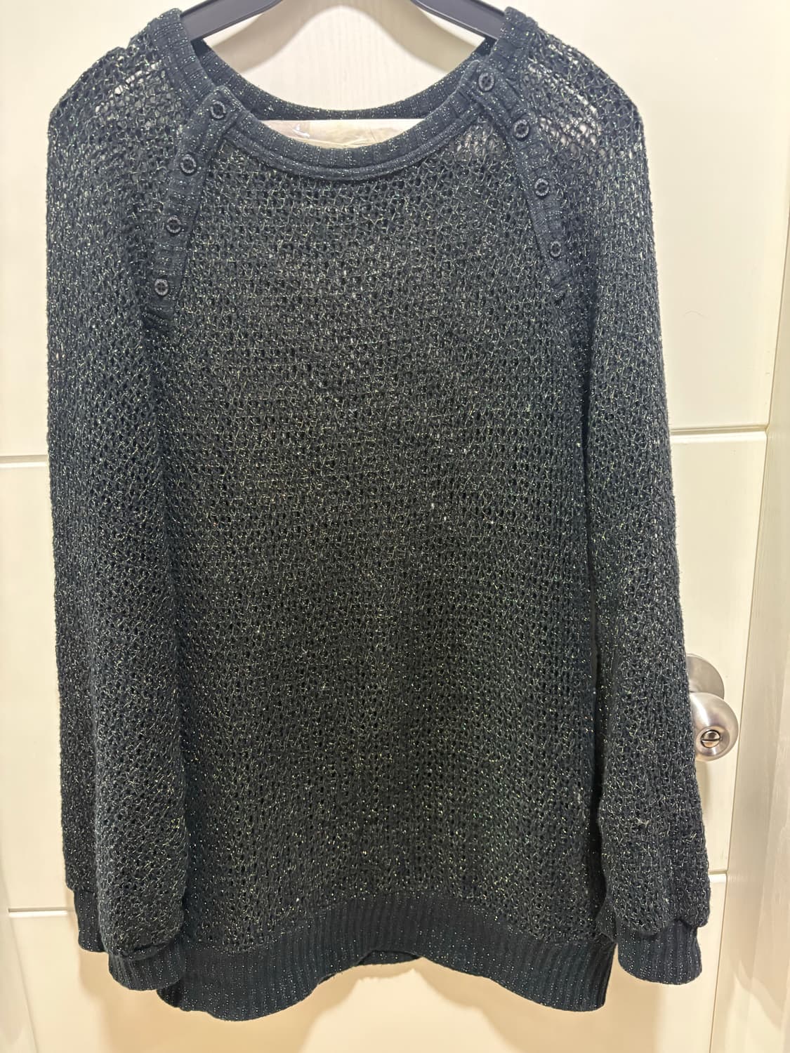 히스테릭 글래머 그물 니트 롱슬리브 상품이미지2