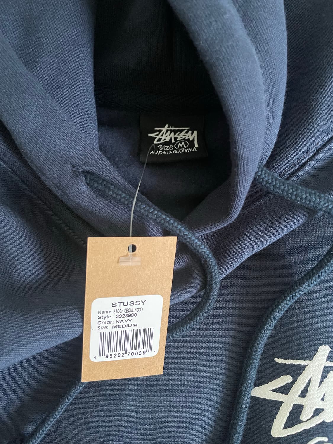 Stussy seoul hoodie navy M 상품이미지3