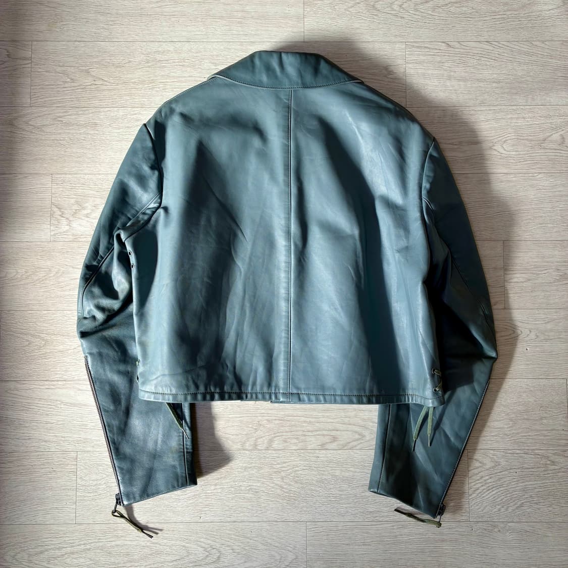 [M] 80's german submarine leather jacket 상품이미지3