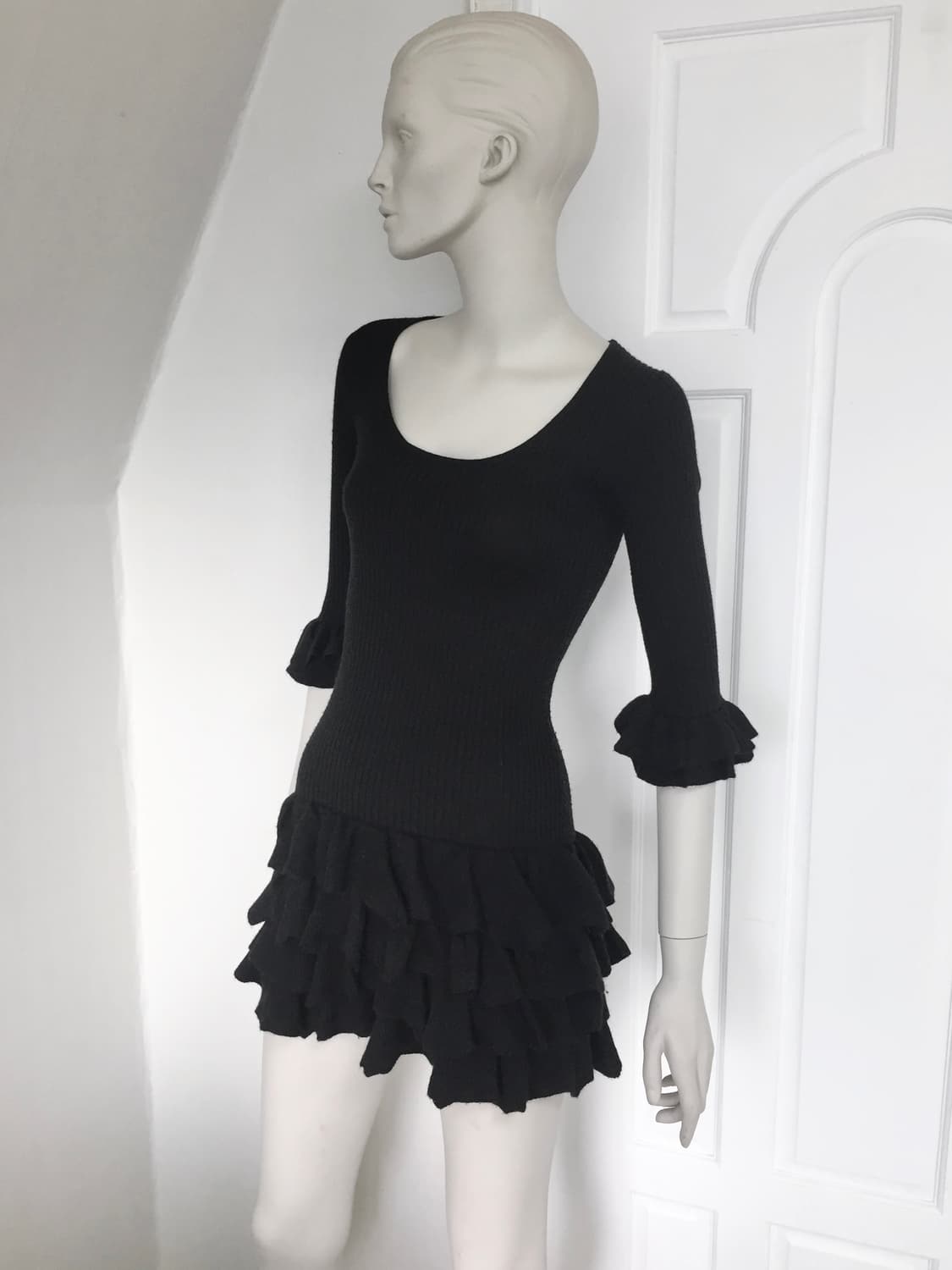 Japanese Ruffled Knit Dress 상품이미지3