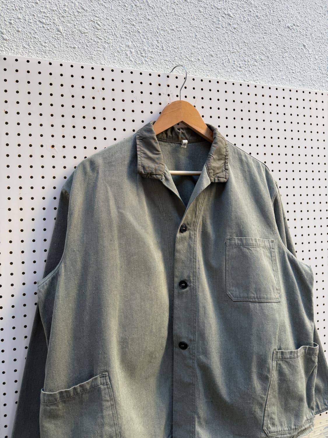 OLD EURO VINTAGE GREY KHAKI 빈티지프렌치워크자켓 상품이미지7